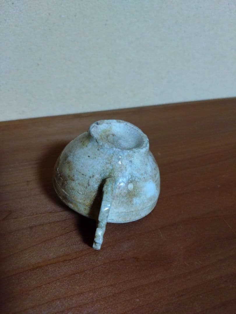 李朝 白磁    金海 耳盃