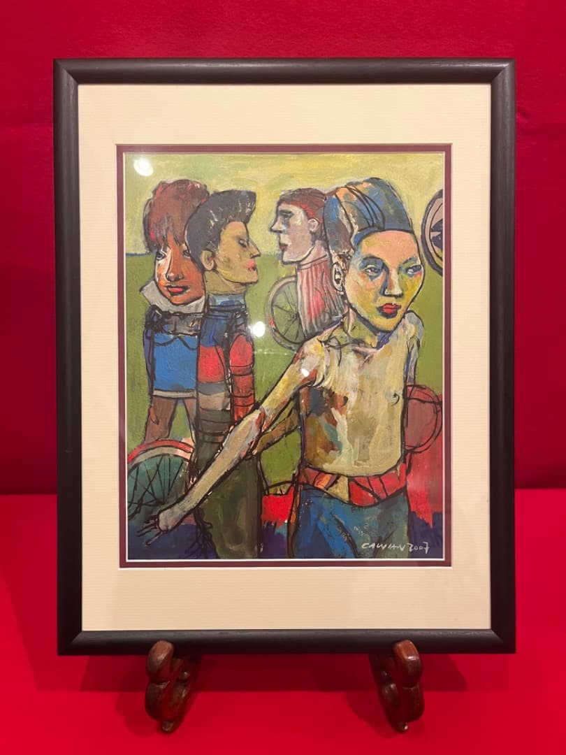 尾崎オマージュ【 Cawian 2001 絵画】