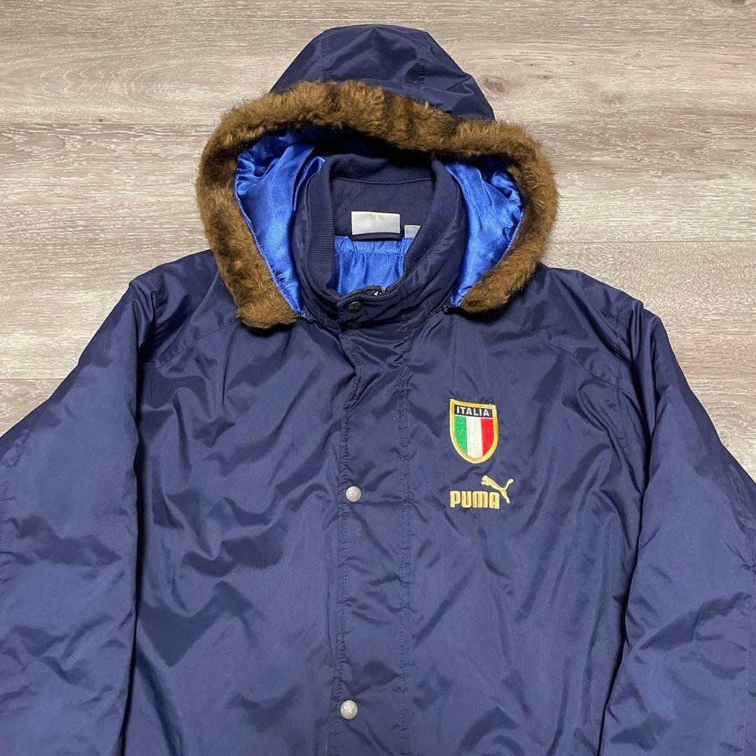 激レア 2000年代 PUMA サッカー イタリア代表 ベンチコート M