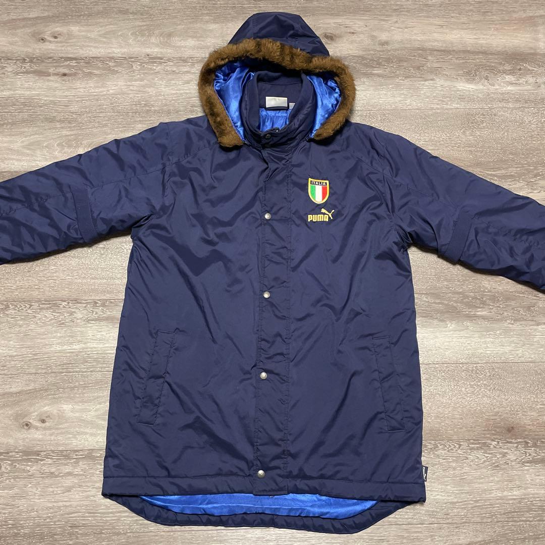 激レア 2000年代 PUMA サッカー イタリア代表 ベンチコート M