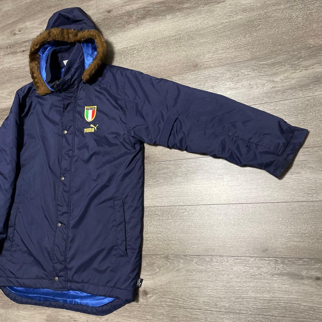 激レア 2000年代 PUMA サッカー イタリア代表 ベンチコート M