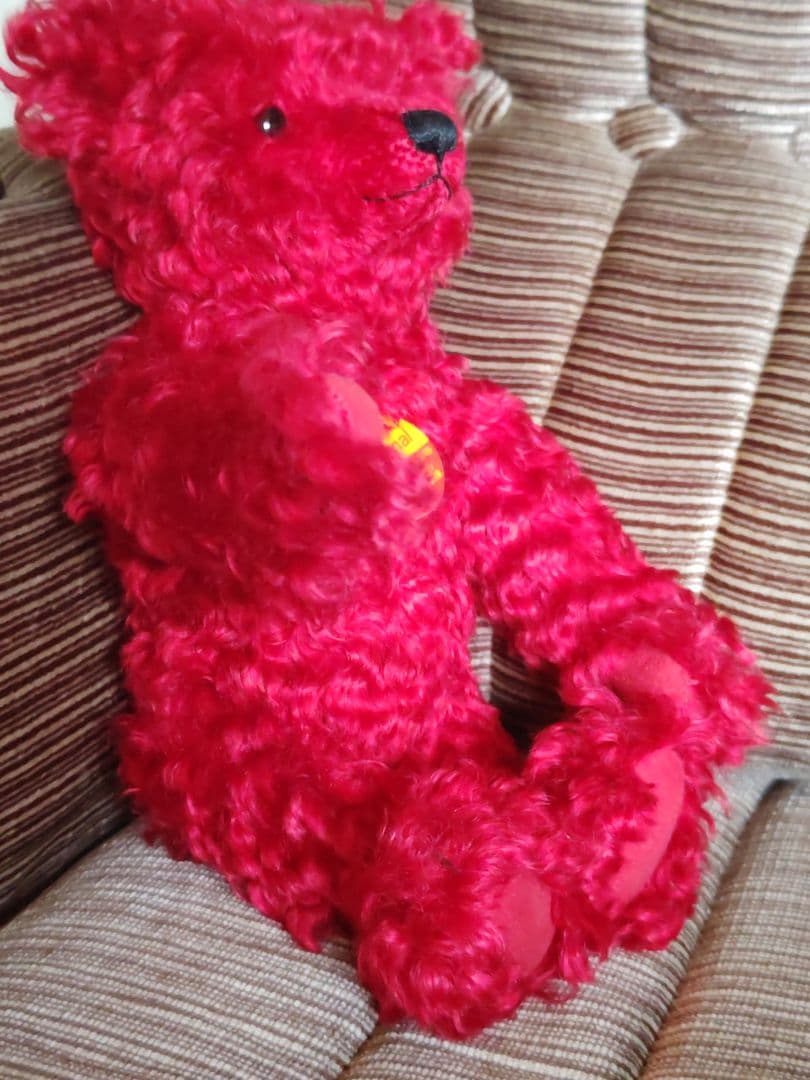 vintage シングルボタンインイヤー 手足稼働 お顔立ちのきれいなくまさん