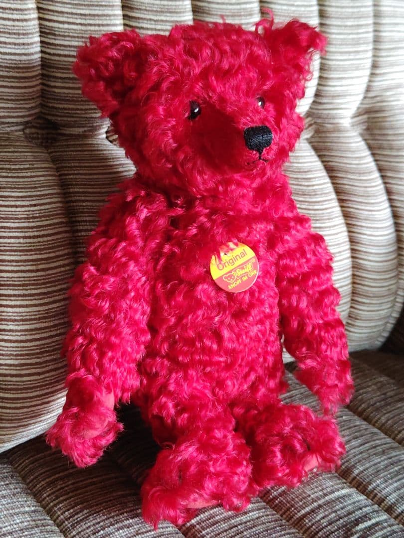 vintage シングルボタンインイヤー 手足稼働 お顔立ちのきれいなくまさん