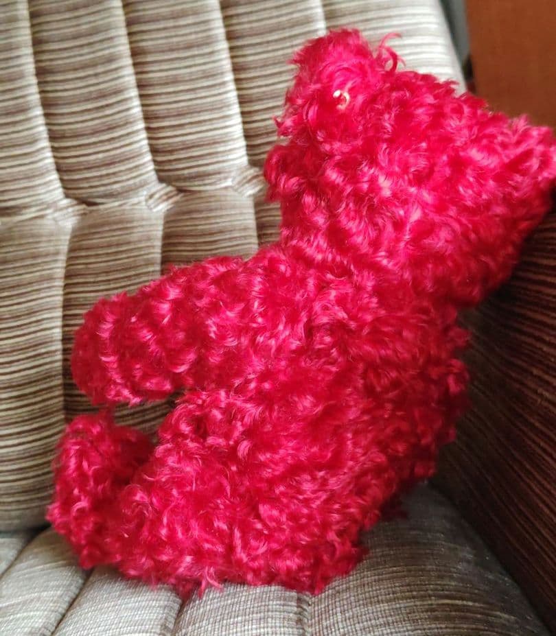 vintage シングルボタンインイヤー 手足稼働 お顔立ちのきれいなくまさん