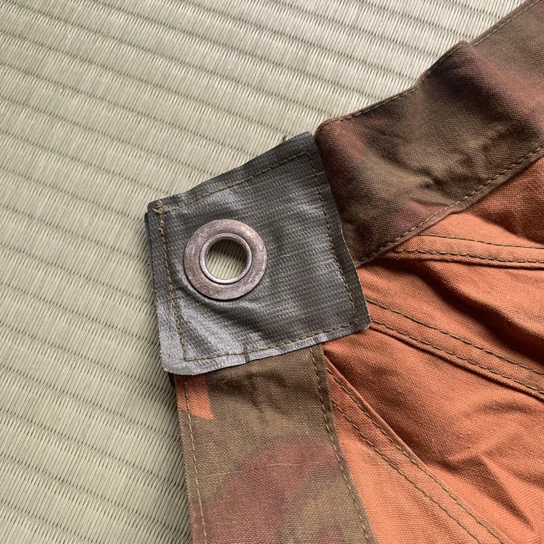 さ*く様 【人気軍幕】美品 1990年 ハンガリー ハリケーンカモ×2枚 1枚レ