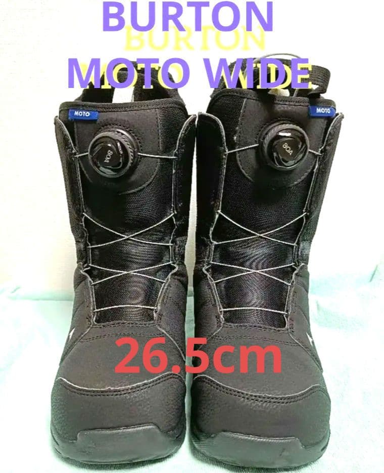 美品　バートン　BURTON　MOTO　WIDE　 モト　スノーボードブーツ