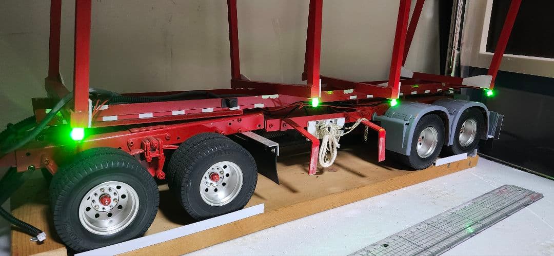 タミヤ　1/14フルトレーラー材木トレーラー