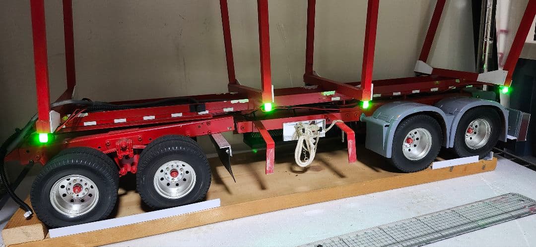 タミヤ　1/14フルトレーラー材木トレーラー