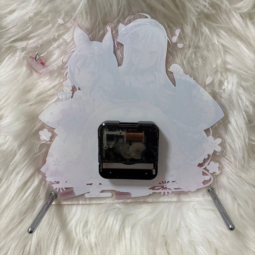 ノーゲーム・ノーライフ 時計 アクリルスタンド 和服