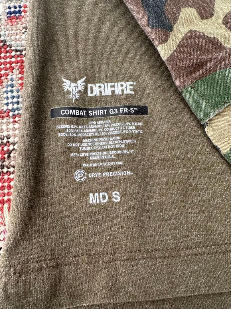 実物 CRYE×DRIFIRE G3 ウッドランド