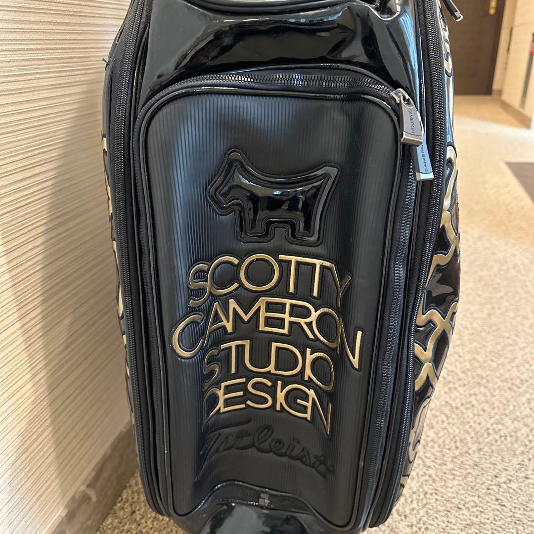 【希少・美品】SCOTTY CAMERON ゴルフキャディバッグ ドッグ　黒