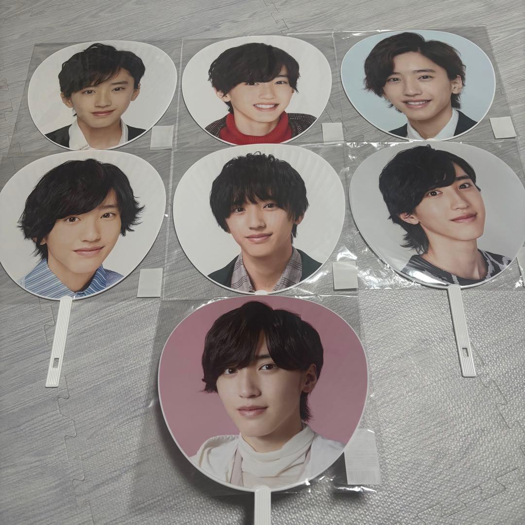 なにわ男子 道枝駿佑 うちわ エロハン ペンライト アクリルスタンド ちびぬい