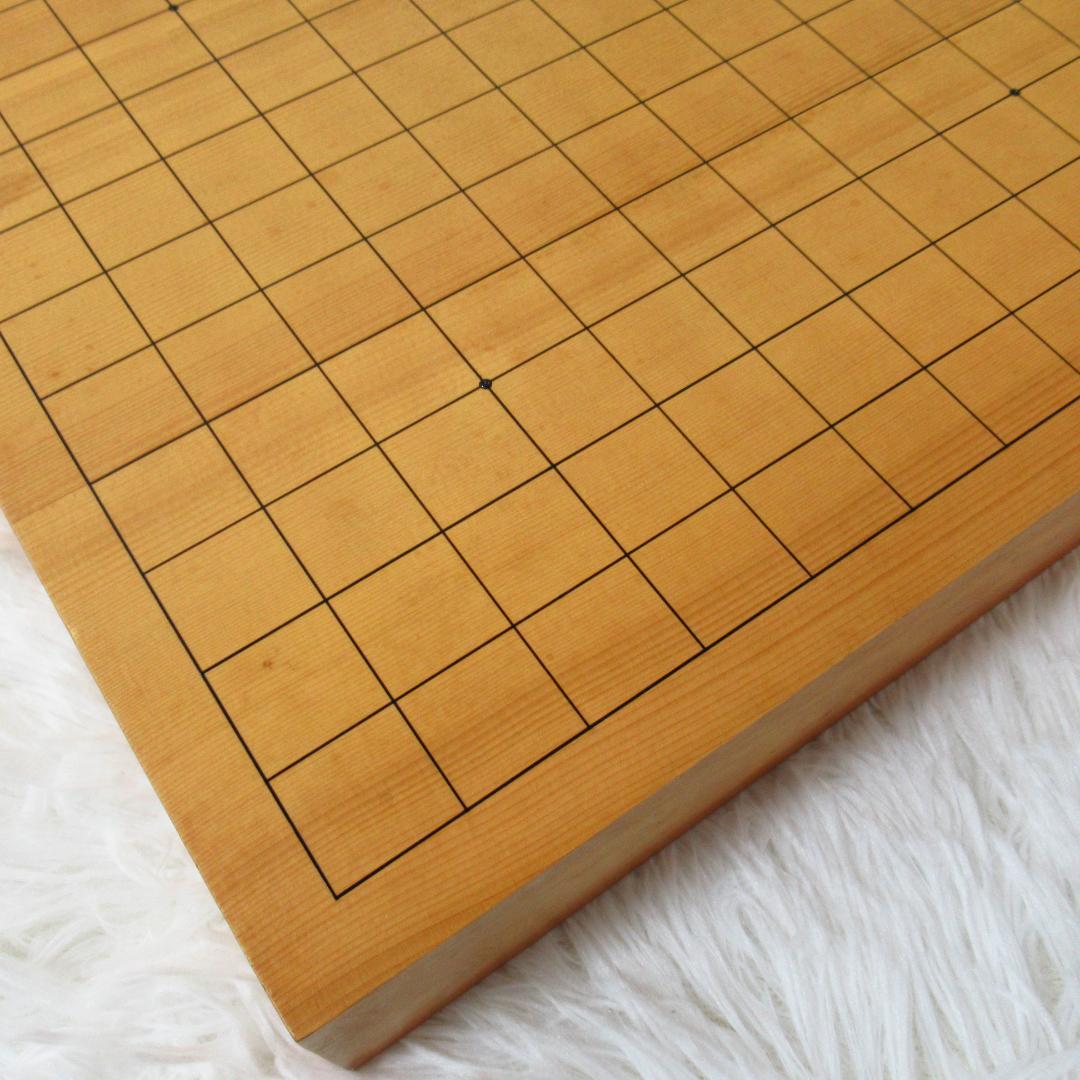 本榧 卓上 碁盤 囲碁盤 柾目 ハギ盤 4枚継 厚さ5.7cm 1寸9分