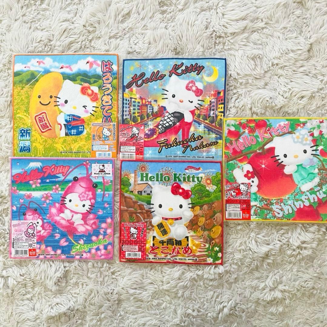 キティ　ダニエル　ご当地プチタオル　まとめ売り　80枚セット　限定品有り