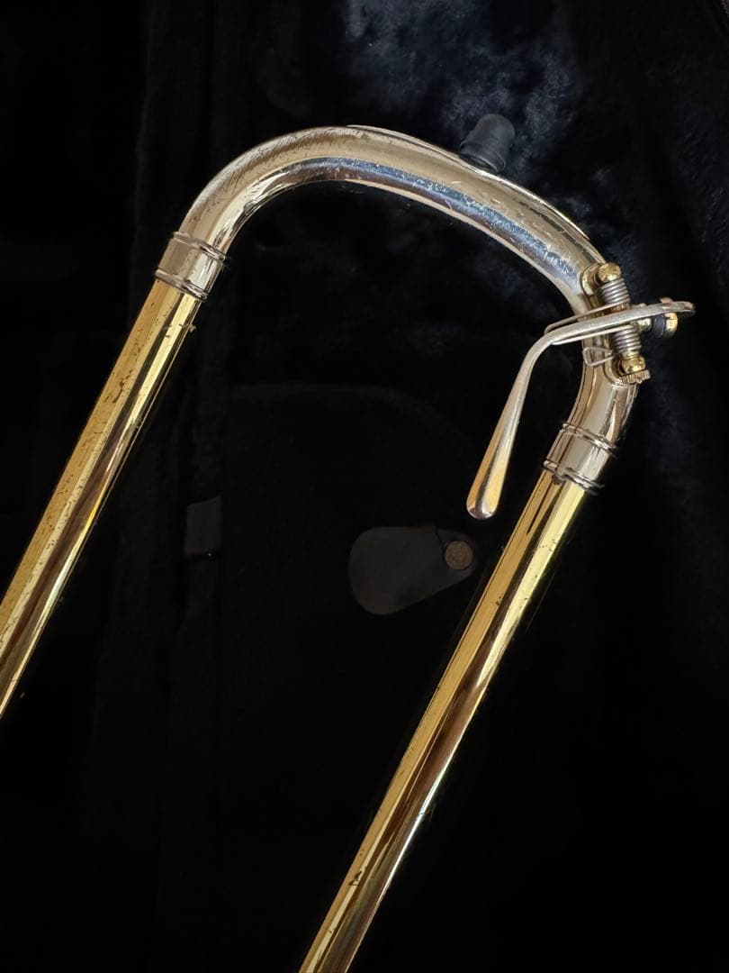 トロンボーン本体 ゴールド ブロンズ　値下げ。
