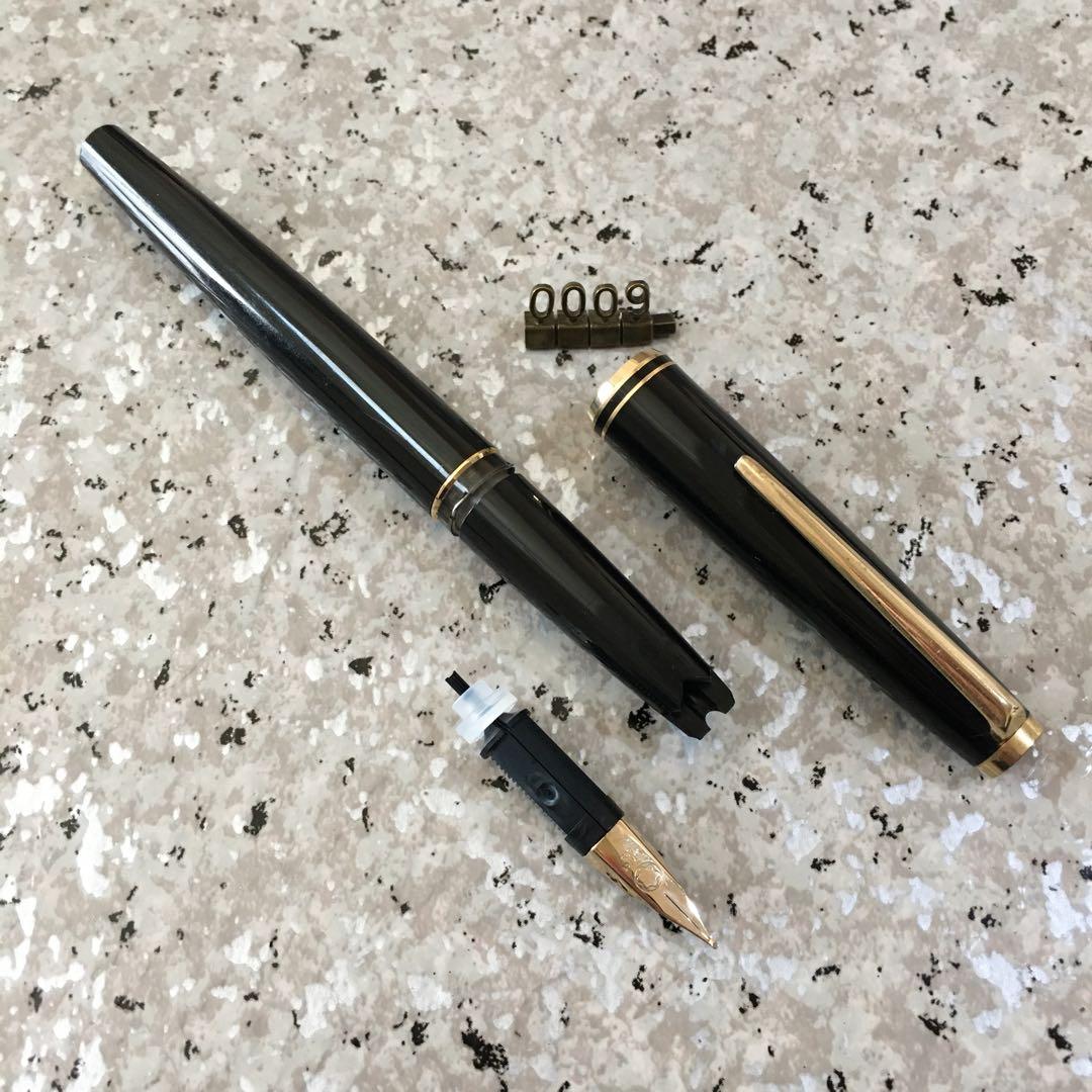 #0009 オーバーホール済み 万年筆 モンブラン MONTBLANC 14k