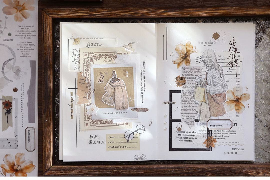 小白家文創《手记》海外マスキングテープ　マステ 【2030】