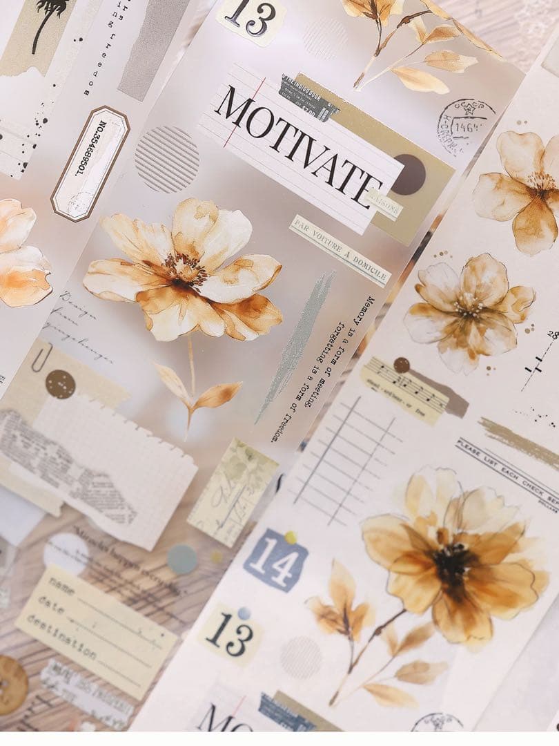 小白家文創《手记》海外マスキングテープ　マステ 【2030】