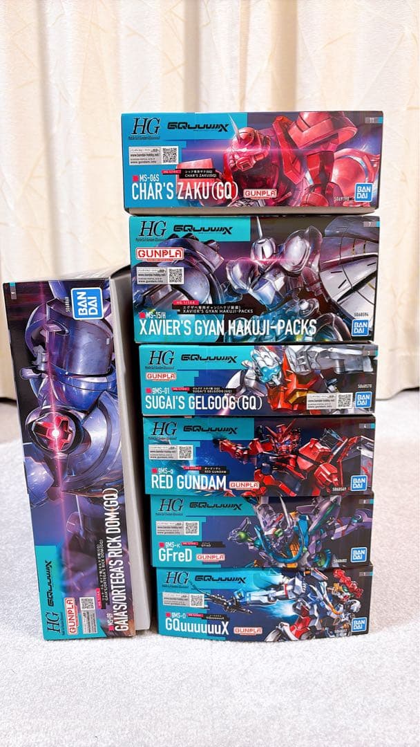 HG ジークアクス　7個　ガンプラまとめ売り