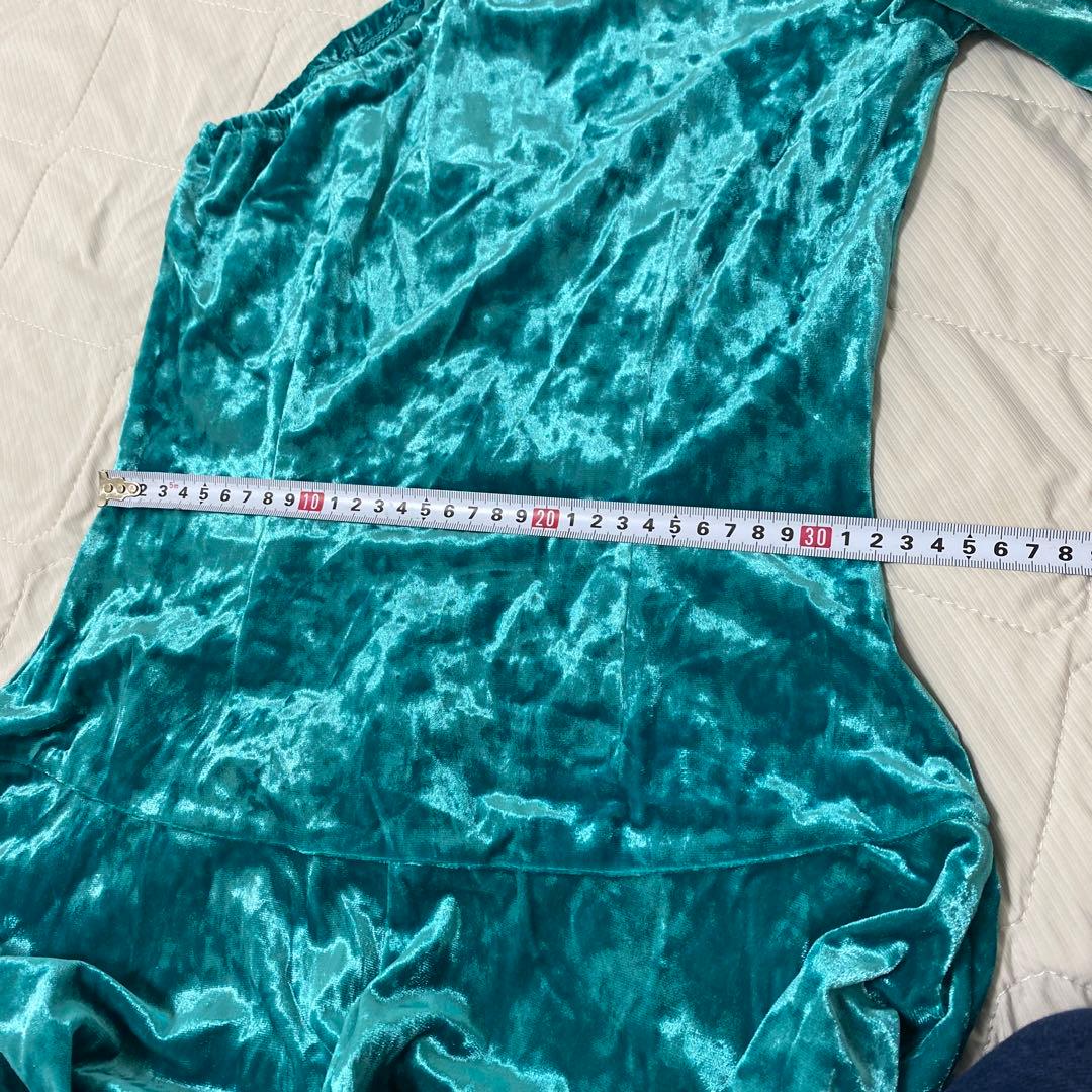 フラダンスドレス 片袖　衣装