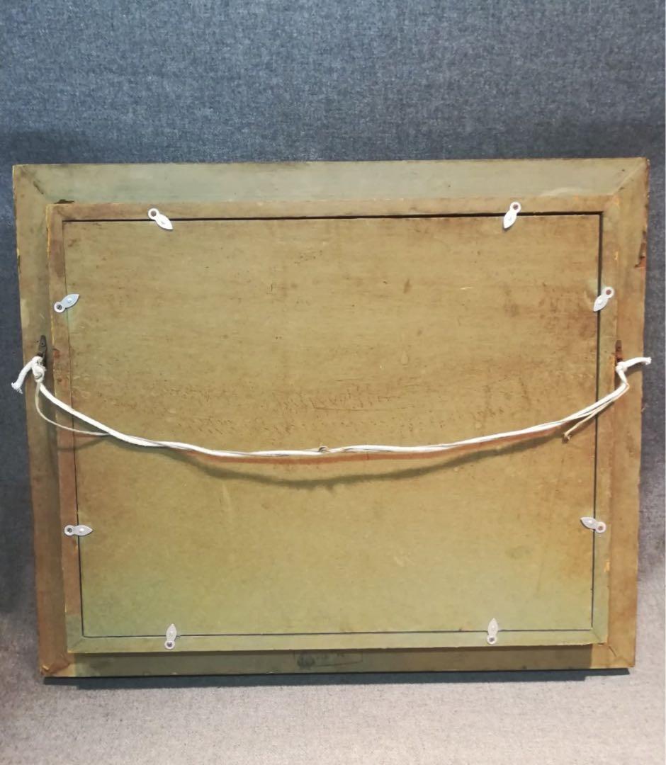 絵画　油絵　木製額縁　美術系