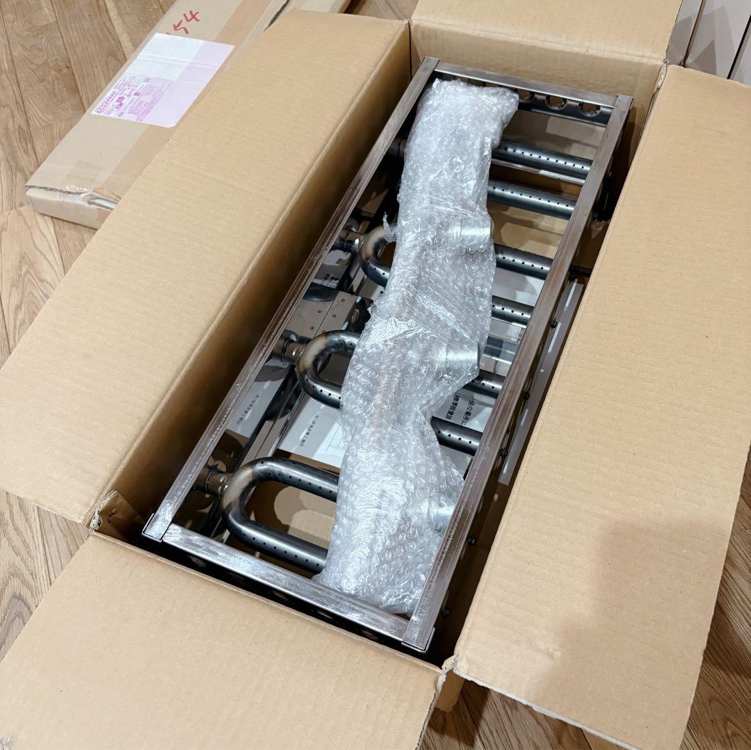 ①【良品】 IKK 業務用 たこ焼き器 154S プロパン 15穴×4連 鉄鋳物