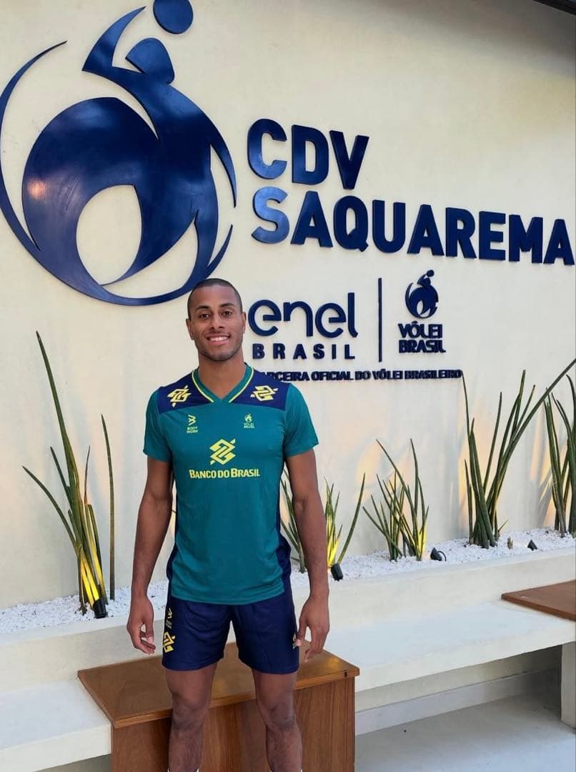 ブラジル代表 バレーボール トレーニングシャツ XLサイズ