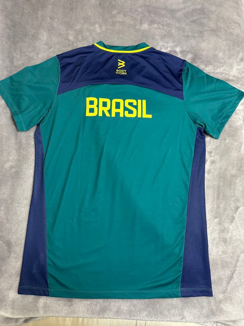ブラジル代表 バレーボール トレーニングシャツ XLサイズ