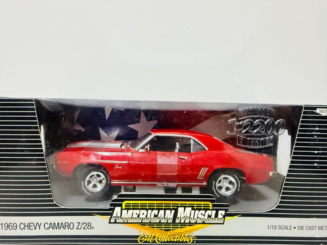 アーテル/'69 Chevyシボレー Camaroカマロ 2200台限 1/18