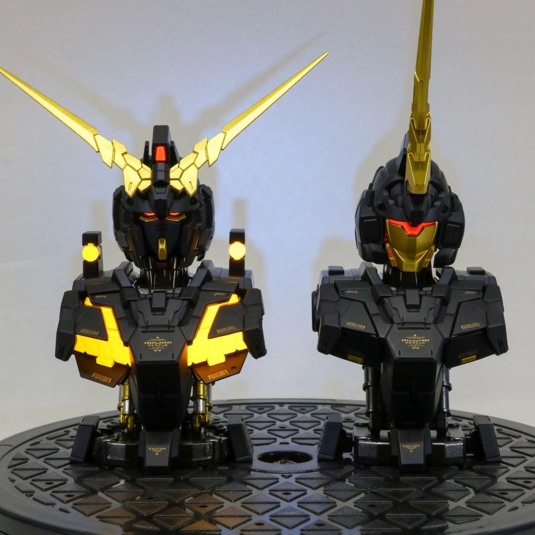 メカニカルバスト バンシィ デストロイモード ガンプラ 塗装済み