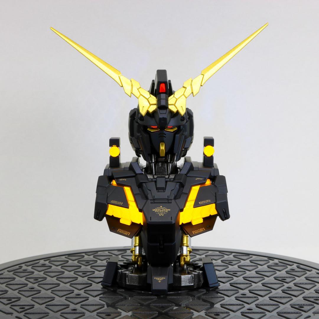 メカニカルバスト バンシィ デストロイモード ガンプラ 塗装済み