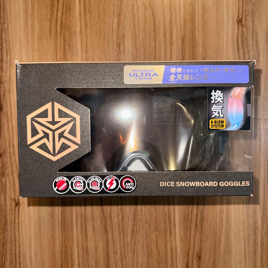 25-26新作 DICE ダイス グッドマン GOODMAN 調光 ゴーグル