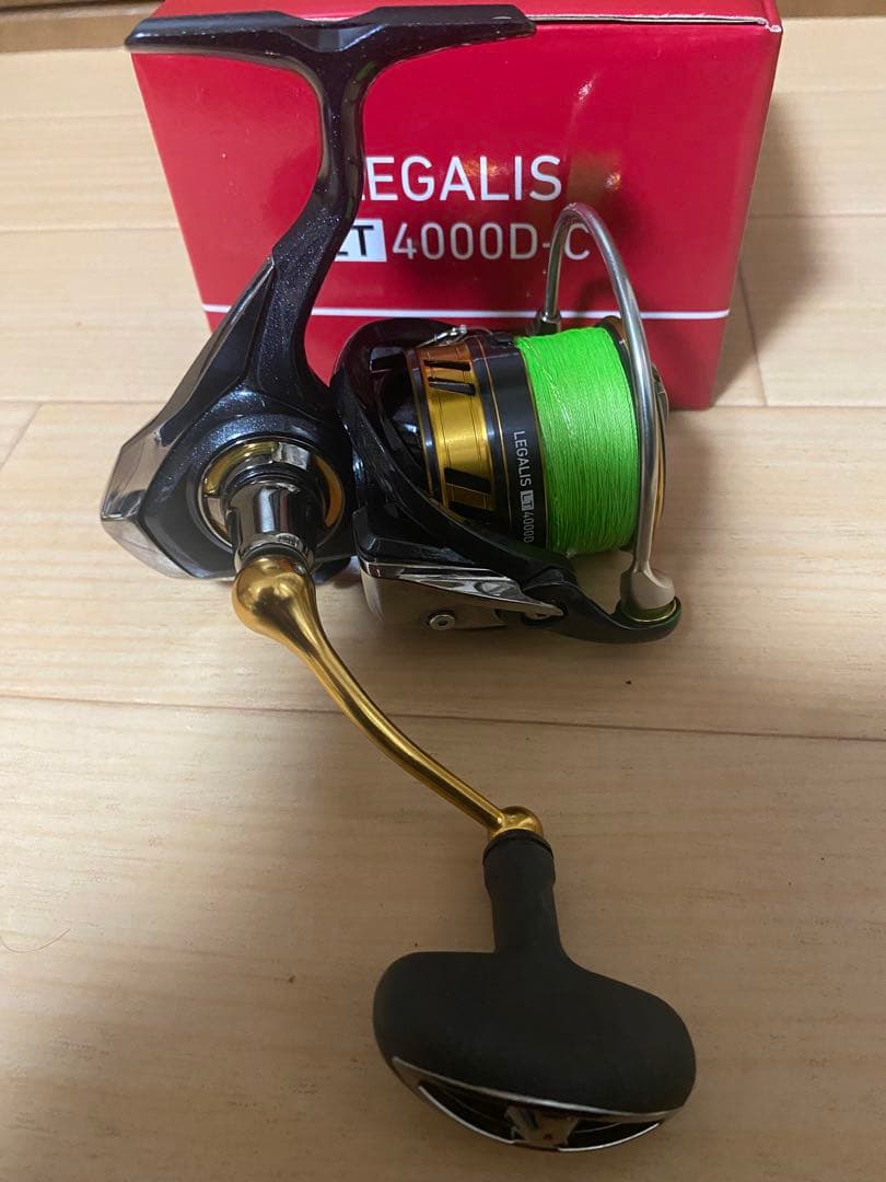 未使用品ダイワレガリスLEGALIS LT 4000D-C PE.リーダー付