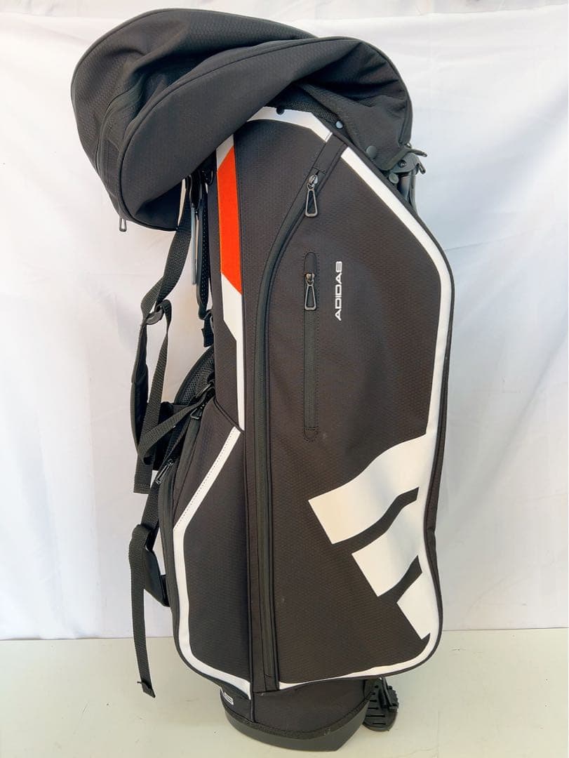 7AAM026 美品 アディダス 軽量 キャディバッグ adidas ブラック