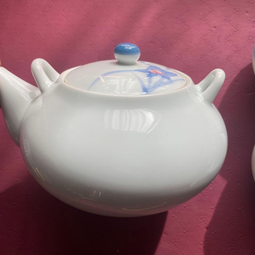 未使用　有田焼　急須　茶碗5個セット