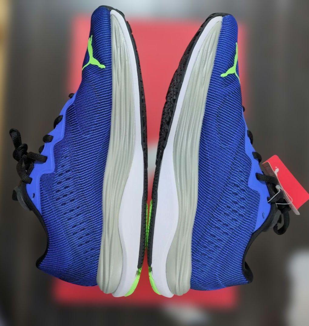 PUMA 　ランニングシューズ　 青/緑　26.0cm