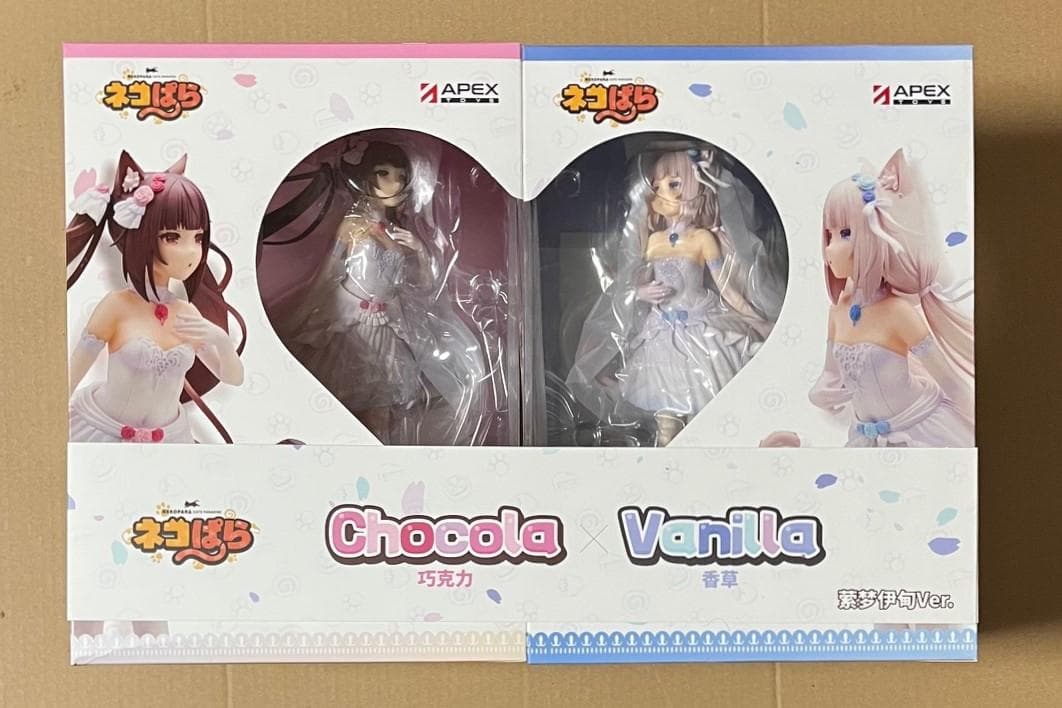 APEX ネコぱら ショコラ＆バニラ エデンの夢ver. フィギュア 特典付き