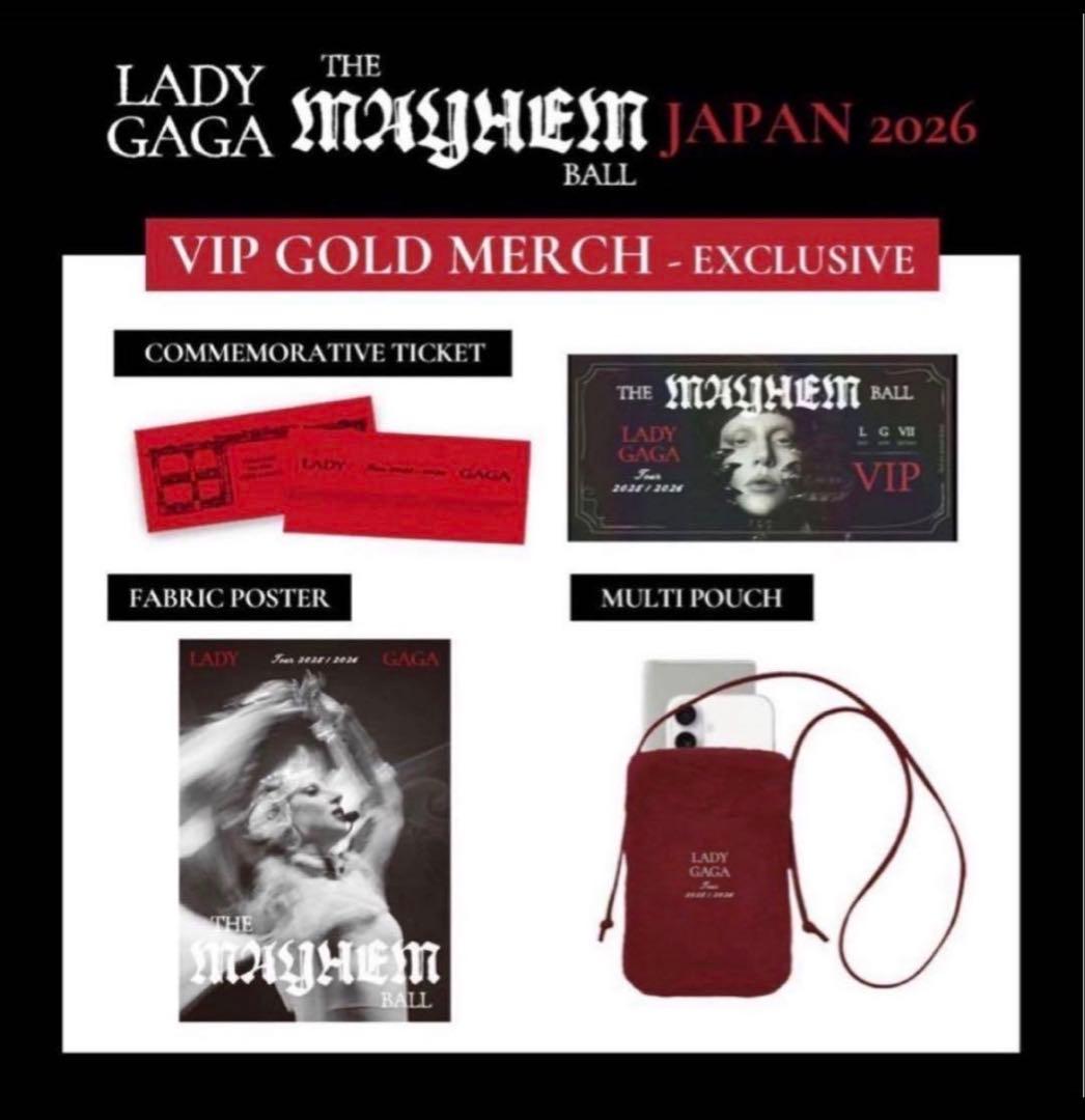 Lady Gaga VIP GOLD ゴールド 限定特典 7点 フルセット