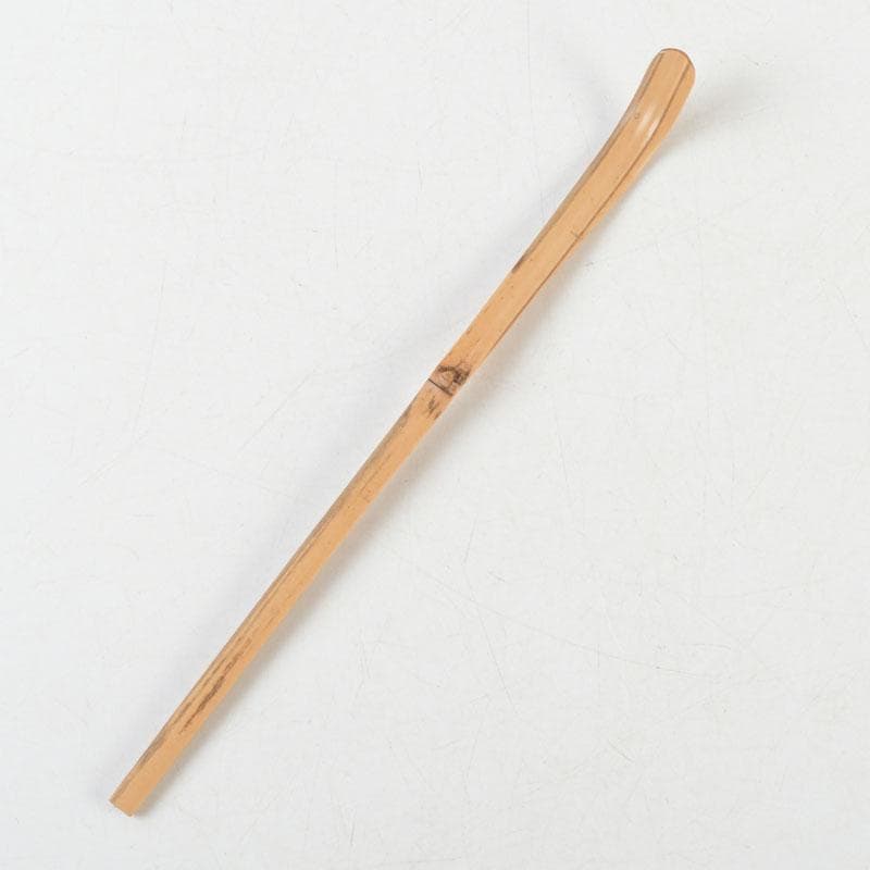 茶道具　表千家十三代即中斎　自作茶杓　銘百万石　共筒共箱　V　9656