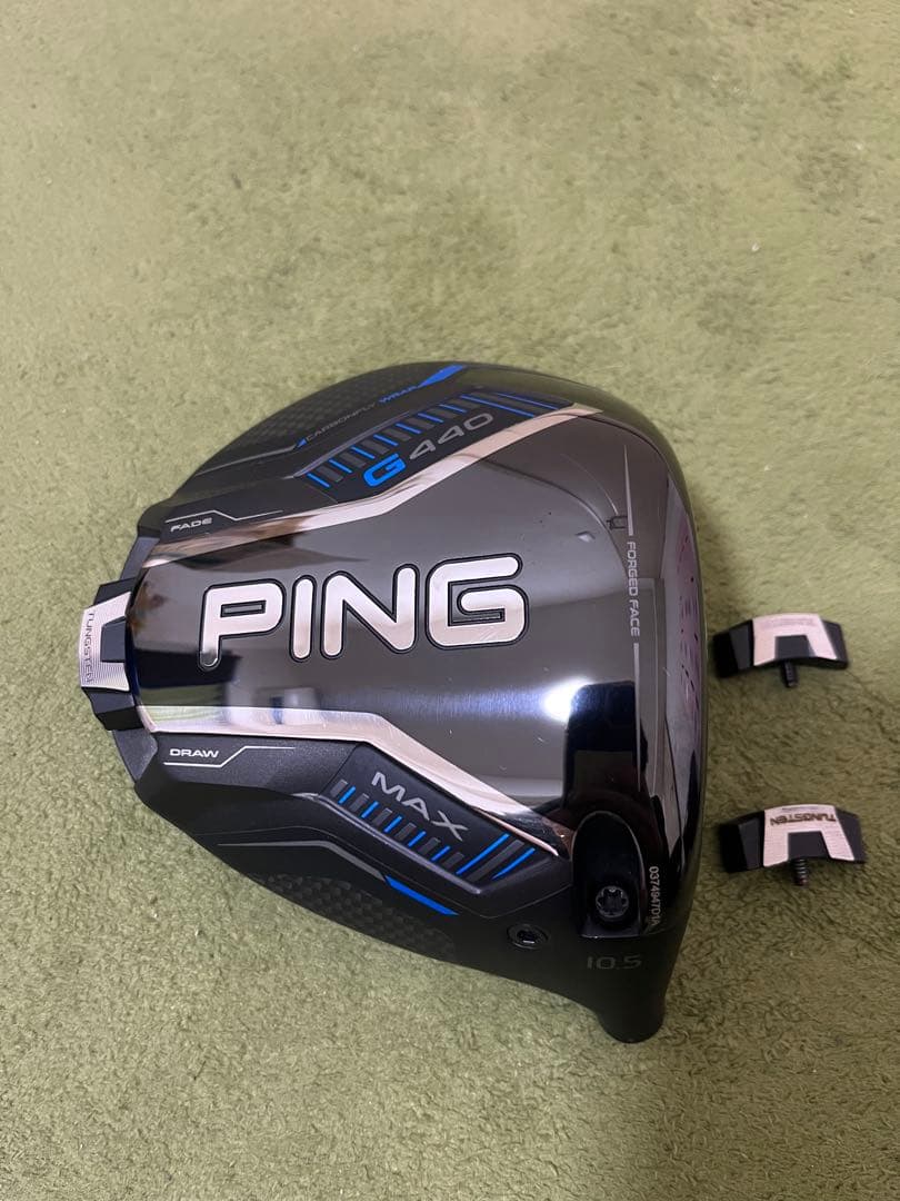 PING G440MAX ドライバー 10.5度ピン ヘッド ウェイト2個