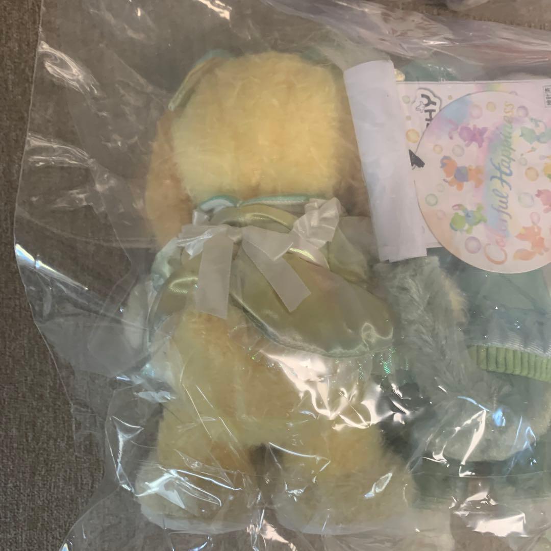 ダッフィー&フレンズ20周年　カラフルハピネス　ポージープラッシー　5人セット