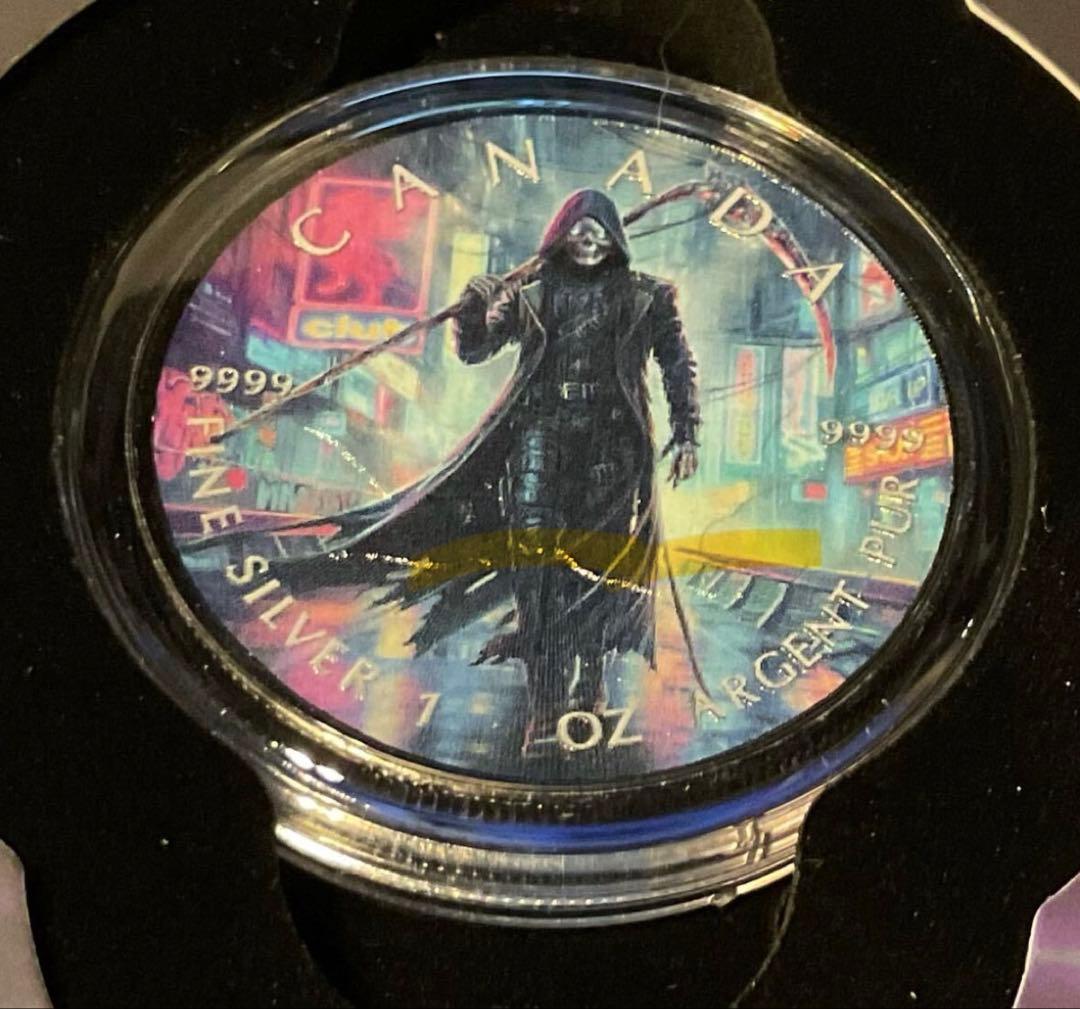 グリムリーパー メイプルリーフ銀貨 2023年　1オンス