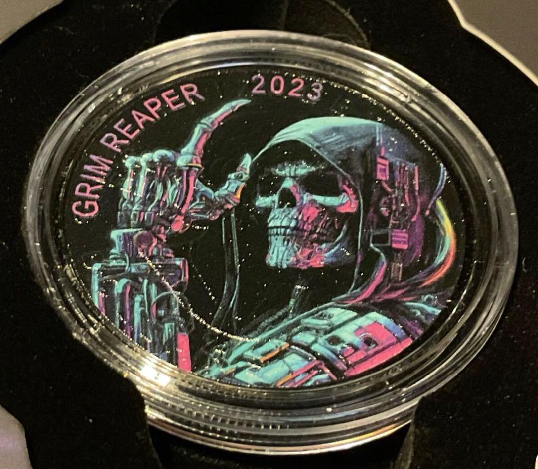 グリムリーパー メイプルリーフ銀貨 2023年　1オンス