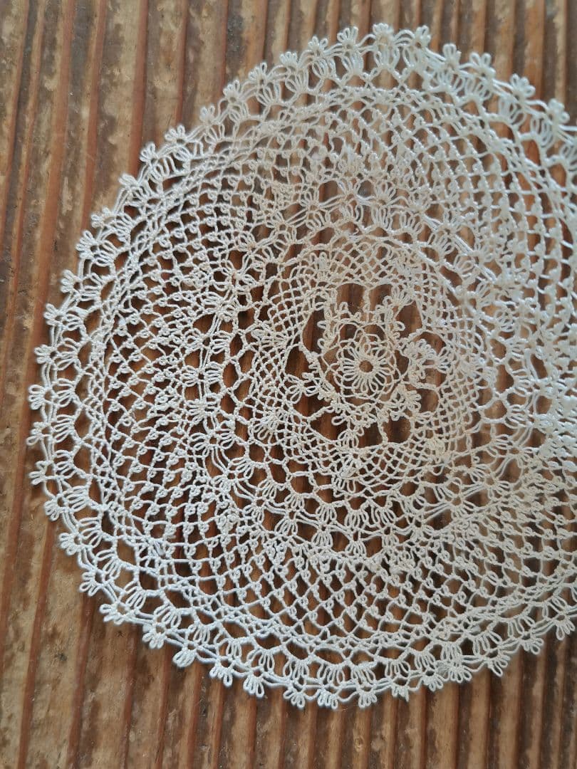 アンティーク アルメニア or タティングレース プチドイリー 花型/星型 細雪