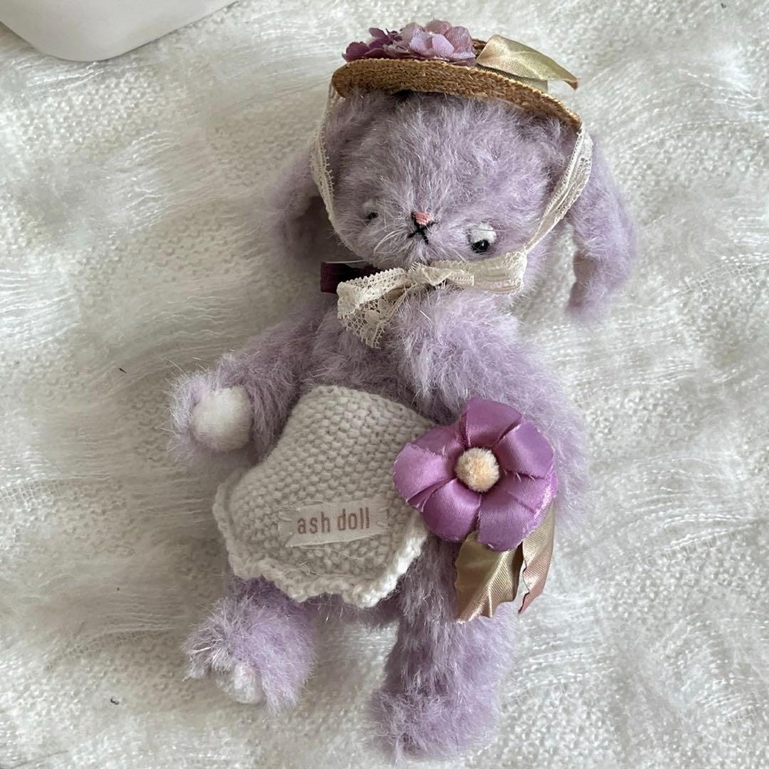 ラベンダーラビット 海外作家様 ぬいぐるみ ハンドメイド うさぎ 兎