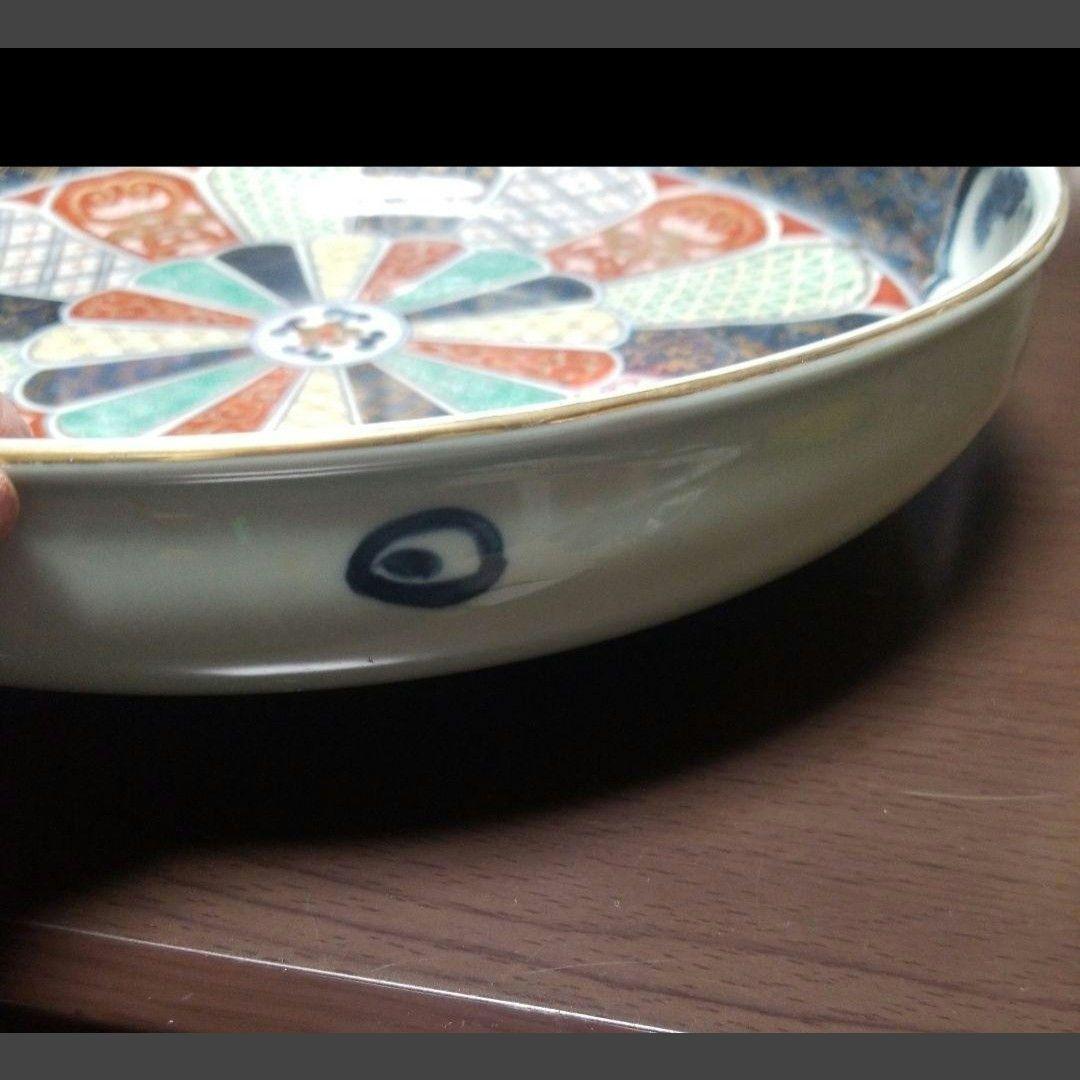 古伊万里　鉢　富貴春長　レアな柄　口径28 古伊万里 赤絵 色絵