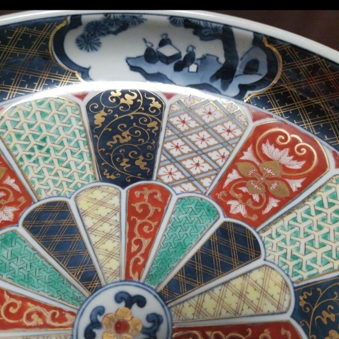 古伊万里　鉢　富貴春長　レアな柄　口径28 古伊万里 赤絵 色絵