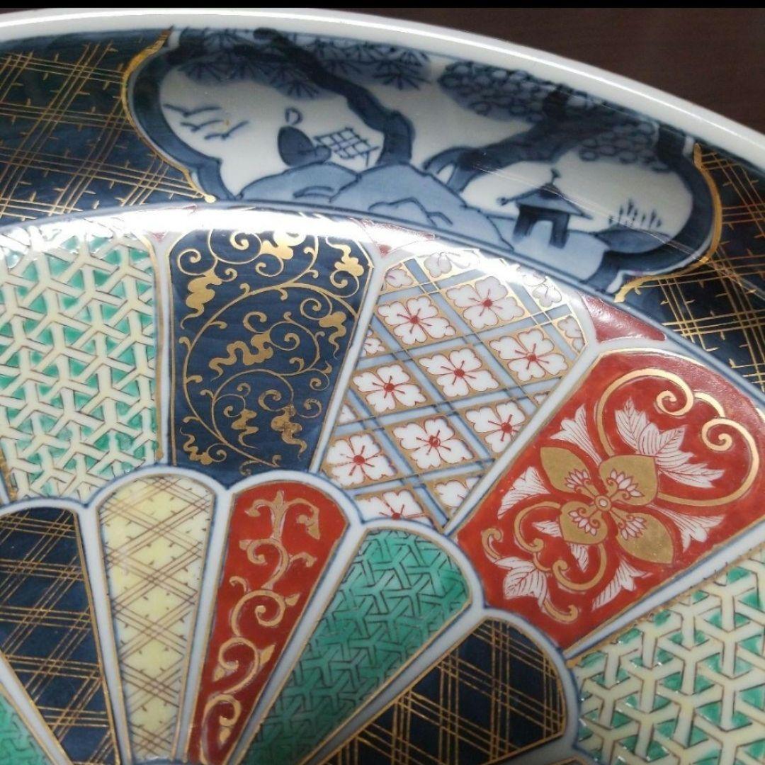 古伊万里　鉢　富貴春長　レアな柄　口径28 古伊万里 赤絵 色絵