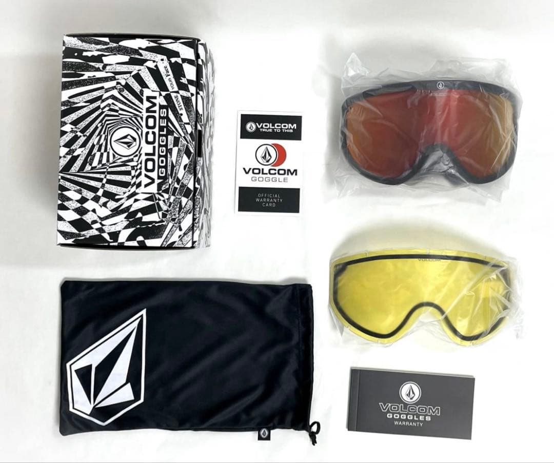 ボルコム スノーゴーグル FOOTPRINTS ブラック色 スノボ小物 新品