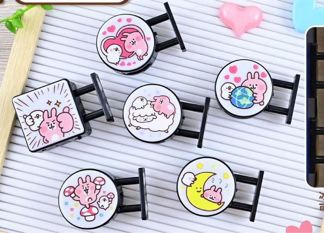 台湾限定　カナヘイ　LED両面小箱用マグネット　9個セット